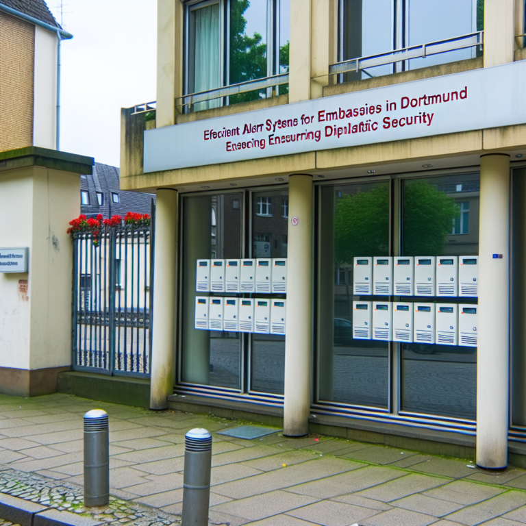 Effiziente Alarmanlagen für Botschaften in Dortmund: Diplomatische Sicherheit gewährleistet