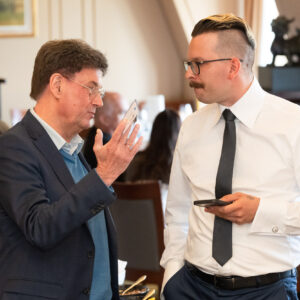 Peter Gräf und Mr Kuhn the Vorstandsvorsitzender from Cemex Deutschland AG