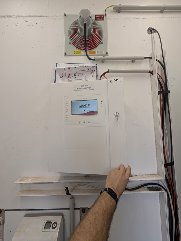 installing Kidde Brandmeldeanlage