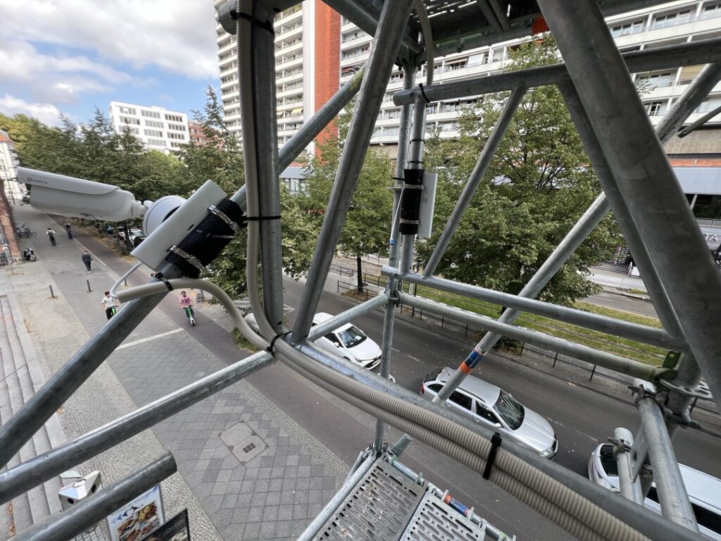 Temporäre Kamera-Umsetzung