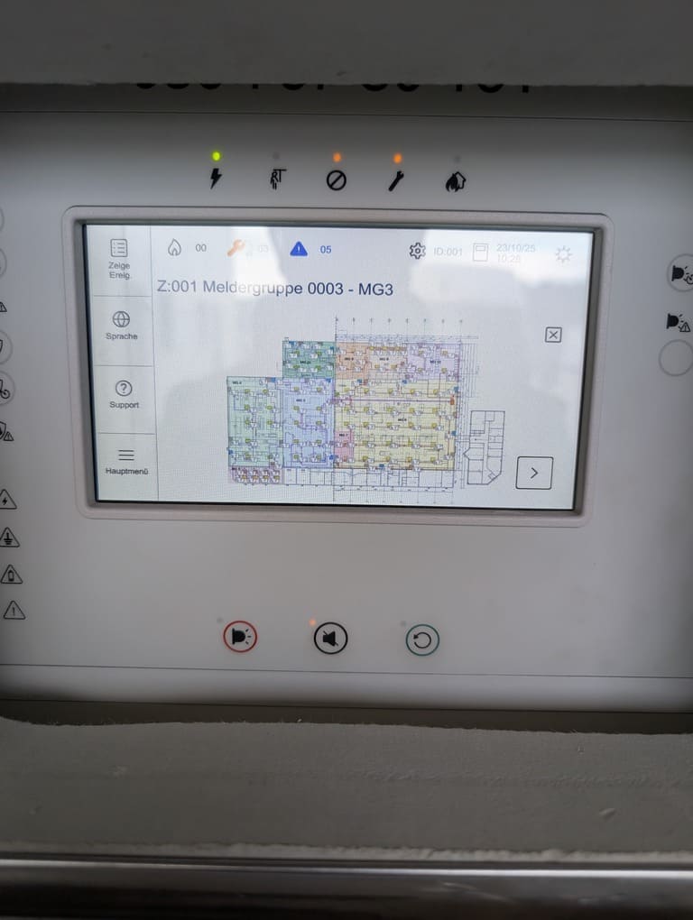 2X Touch Brandmeldeanlage