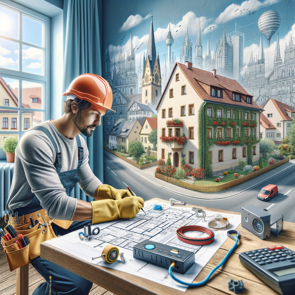 Illustration of Alarmanlage Erlangen: Planung & Installation vom Profi