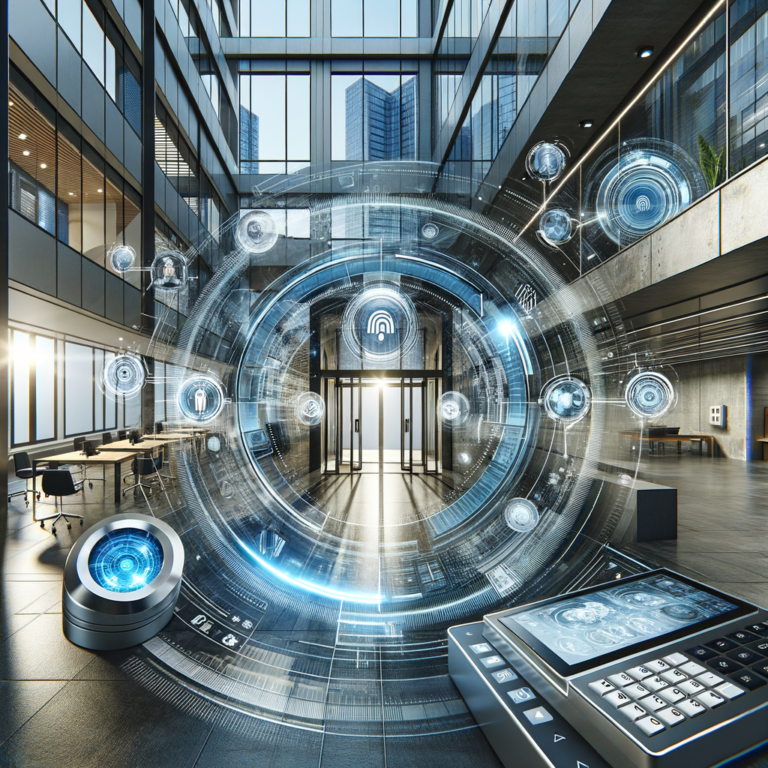 Illustration of Bosch Zutrittskontrolle: Sichere & effiziente Gebäudeverwaltung