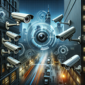 Illustration of IP KAMERAS: Moderne Videoüberwachung für Innen & Außen