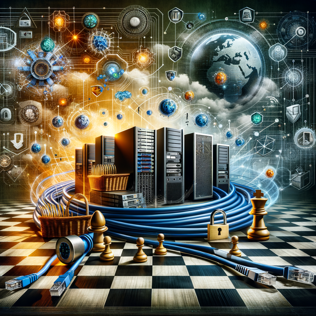 Illustration of IT Beratung für Mittelstand: Sichere, effiziente IT-Strategien