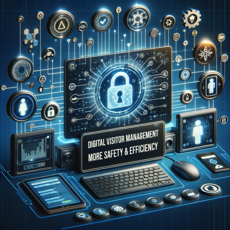 Illustration of Besucherverwaltung digital: Mehr Sicherheit & Effizienz