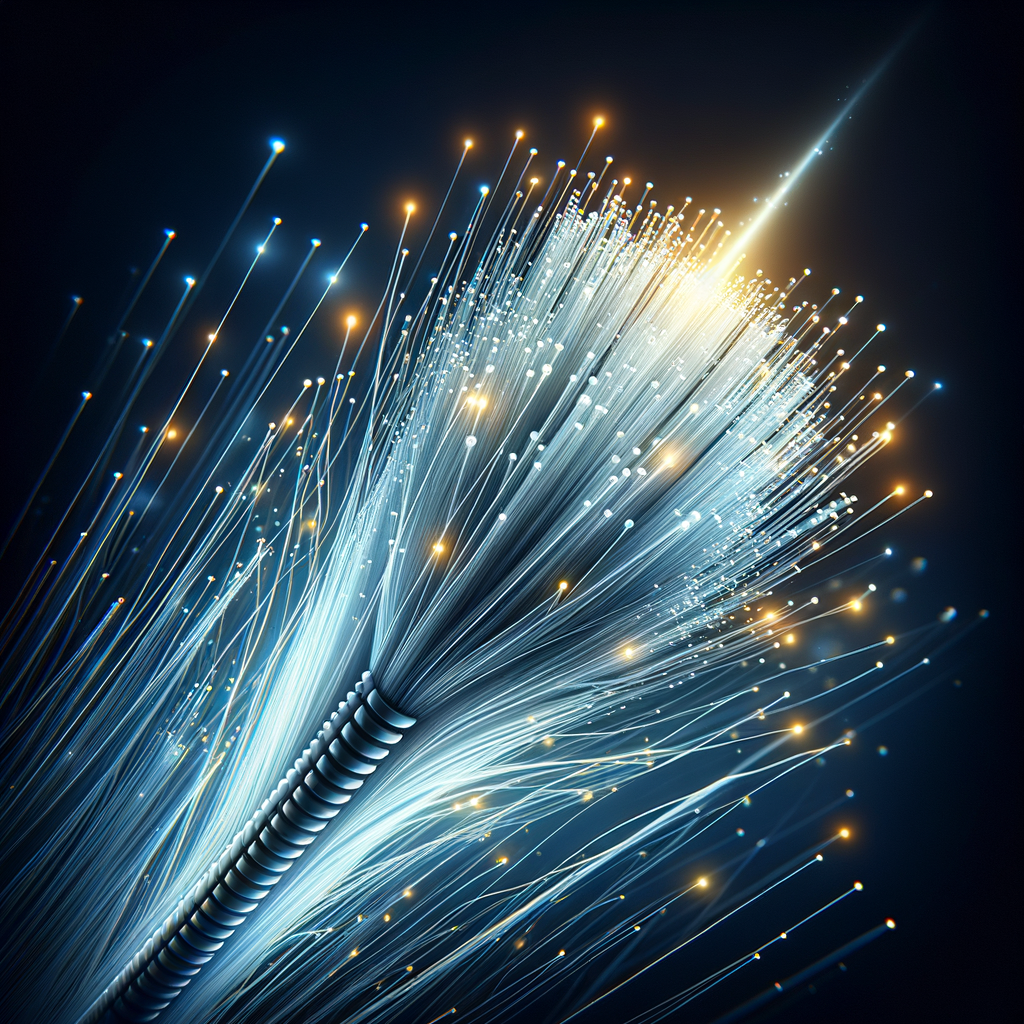 Illustration of Geschwindigkeit Glasfaser: Wie schnell ist sie wirklich?