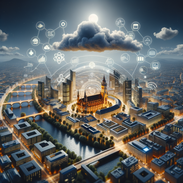 Illustration of IT Dienstleistung München: IT-Services für Unternehmen jeder Größe