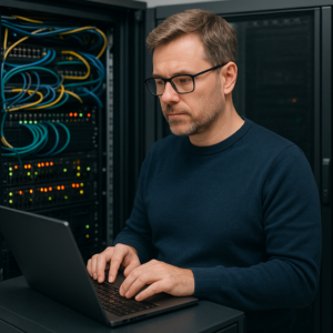 Illustration of IT Service für Mittelstand: Infrastruktur zukunftssicher aufstellen