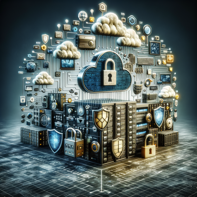 Illustration of IT Sicherheit und Datenschutz: Schutz moderner Unternehmensdaten