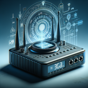 Illustration of LTE Router Teltonika: Stabile Industrie- & Gewerbe-Konnektivität