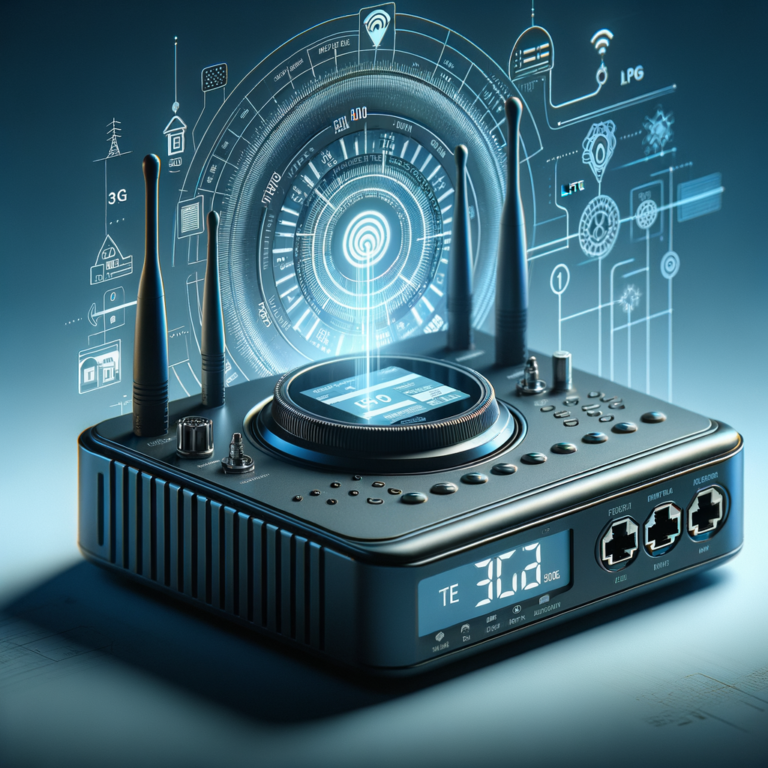 Illustration of LTE Router Teltonika: Stabile Industrie- & Gewerbe-Konnektivität