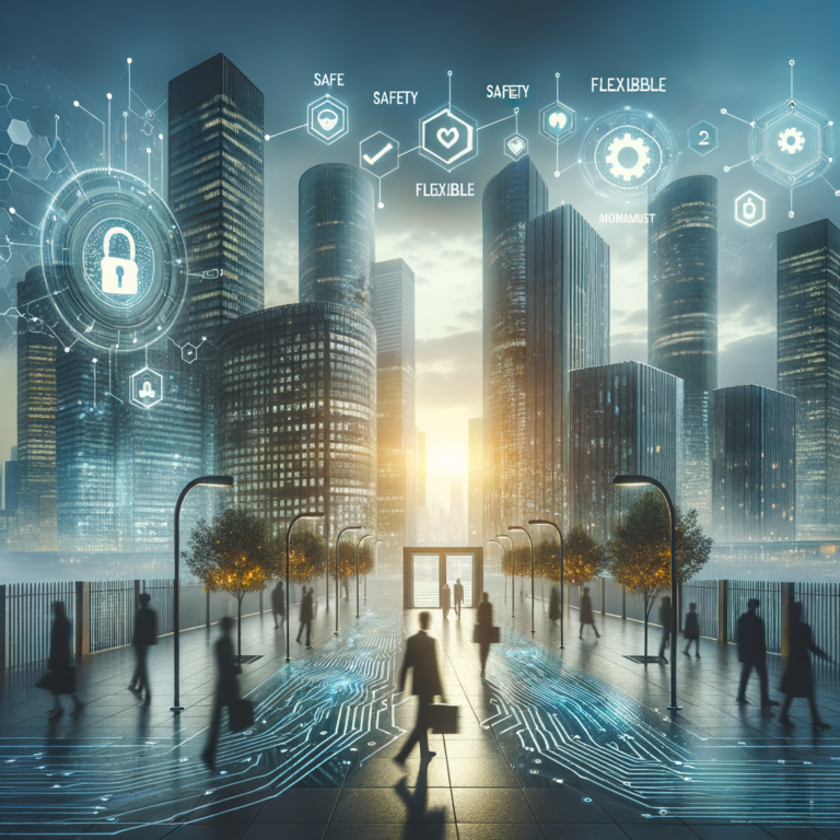 Illustration of Zutrittskontrolle Gewerbepark: Sicher & flexibel verwalten