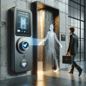 Illustration of Zutrittskontrolle mit Transponder: Mehr Sicherheit & Komfort