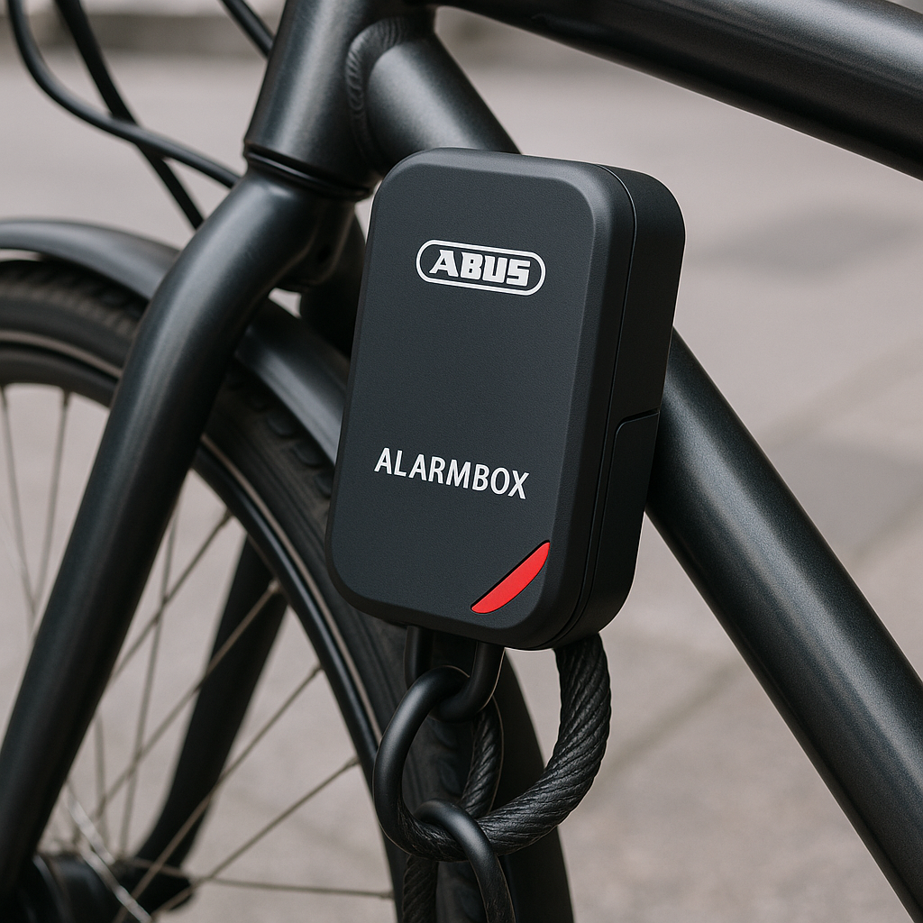 Illustration of ABUS Alarmbox: Flexible mobile Absicherung unterwegs