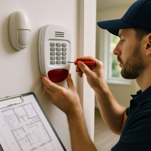 Illustration of Alarmanlage Sendling-Westpark: Planung & Installation vom Profi