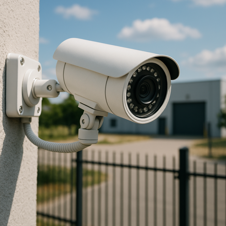 außenkamera überwachung illustration for Außenkamera Überwachung: Grundstücke & Firmenareale sichern