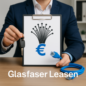 Illustration of Glasfaser Leasen: Flexible Lösungen für Unternehmen