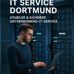 Illustration of IT Service Dortmund: Stabiler & sicherer Unternehmens-IT Service