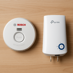 Illustration of Bosch Brandmelder: WLAN-Reichweite einfach erweitern mit TP-Link TL-WA850RE