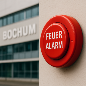 Illustration of Feueralarm Bochum: Moderne Lösungen für Brandschutz