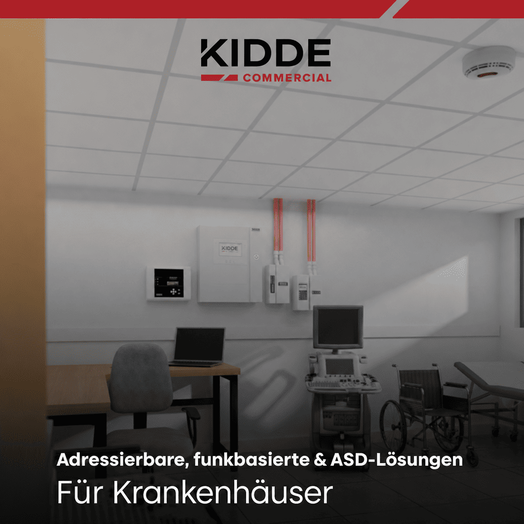 Brandmeldetechnik für Krankenhäuser