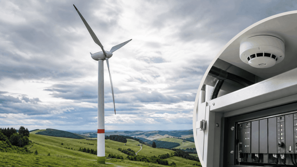 Brandmeldeanlage windturbine